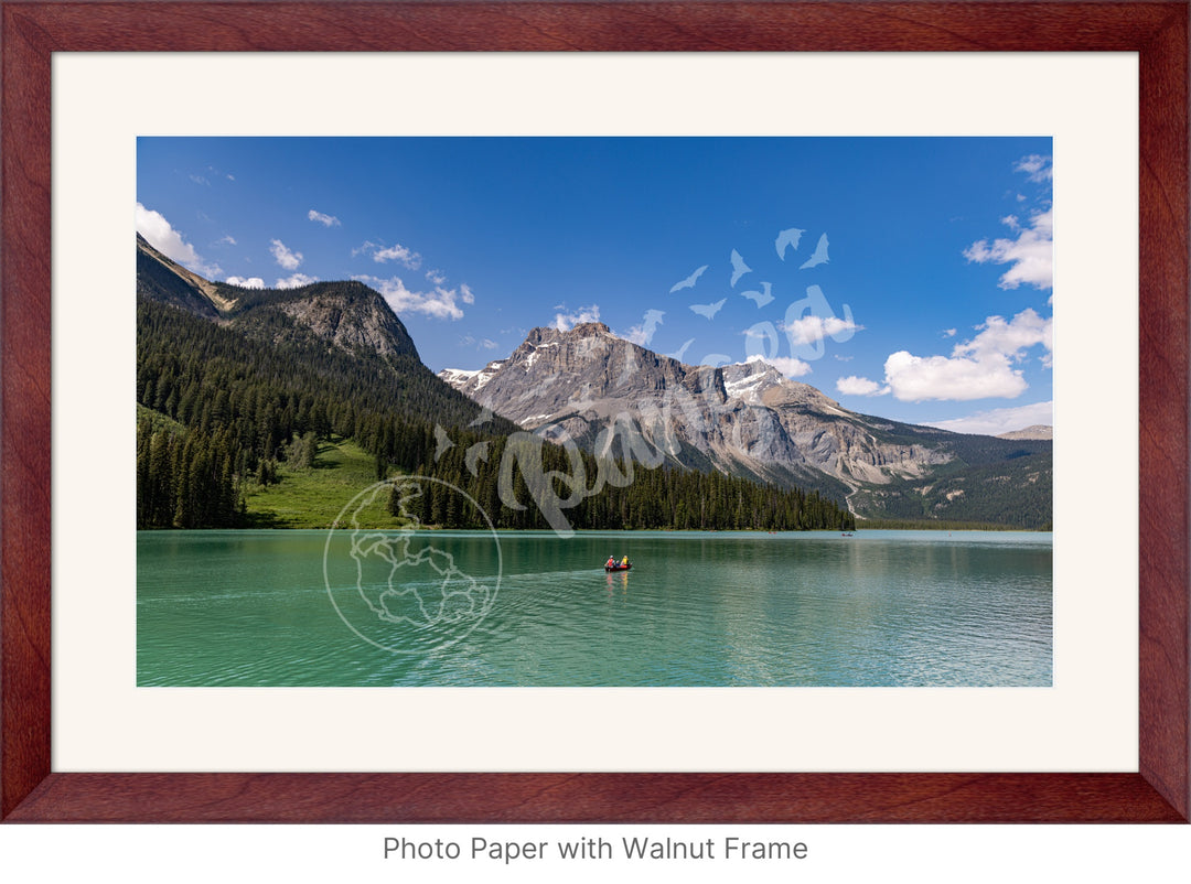 Wall Art: Emerald Lake Canoers