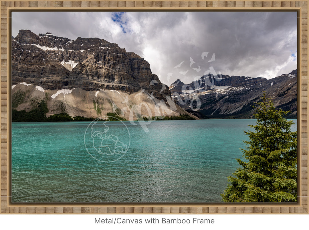 Banff Wall Art: Brilliant Bow Lake Waters