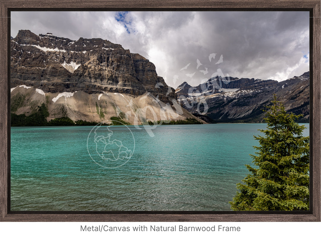 Banff Wall Art: Brilliant Bow Lake Waters