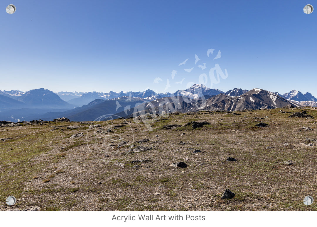 Wall Art: On Top of the Canadian Rockies