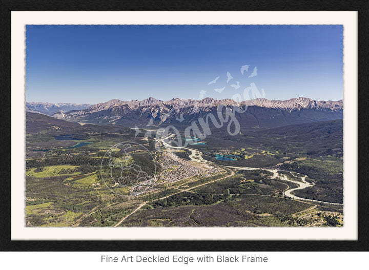 National Parks Wall Art: Jasper Aerial