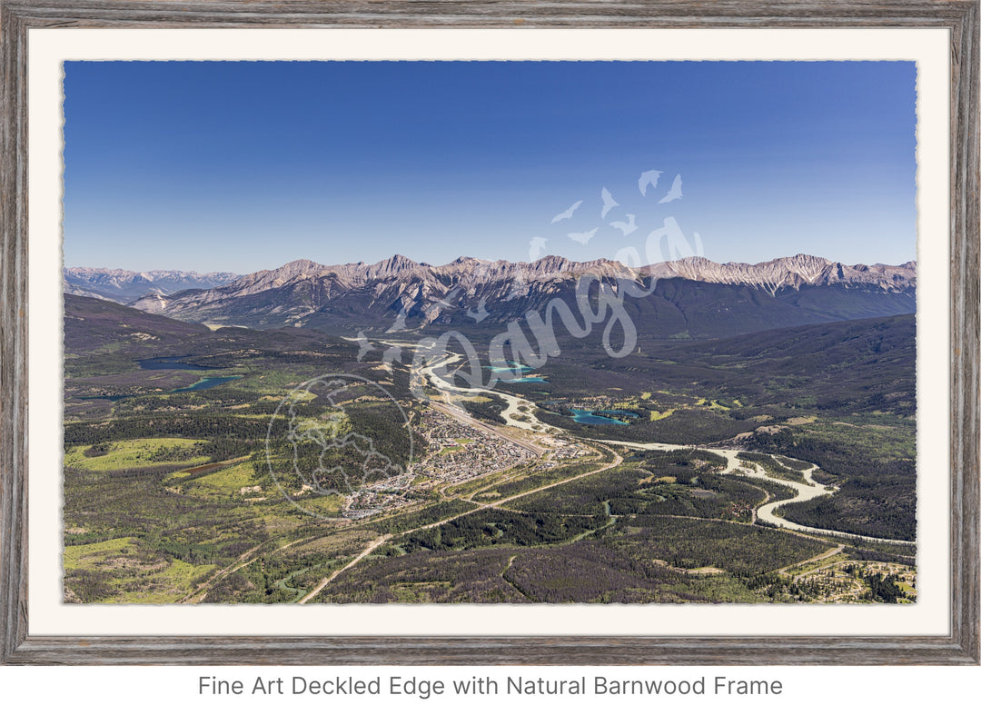 National Parks Wall Art: Jasper Aerial