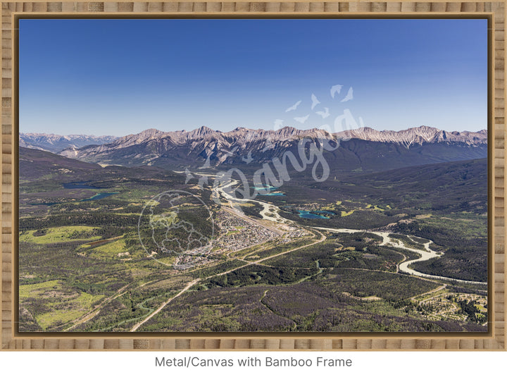 National Parks Wall Art: Jasper Aerial