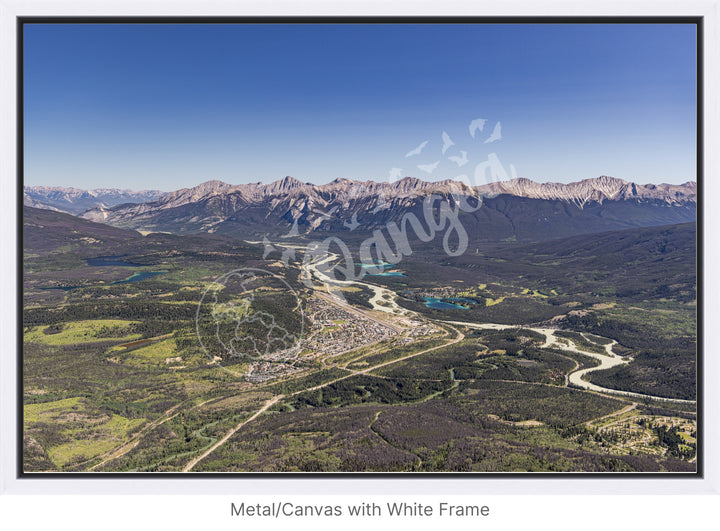 National Parks Wall Art: Jasper Aerial