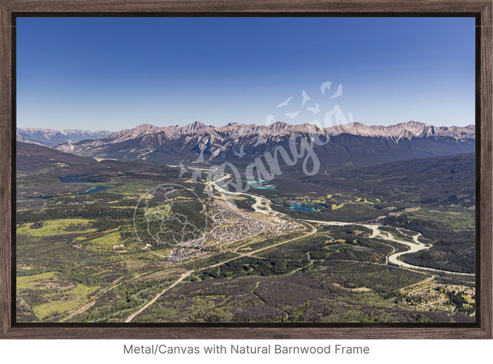 National Parks Wall Art: Jasper Aerial