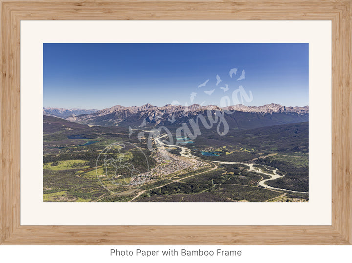 National Parks Wall Art: Jasper Aerial