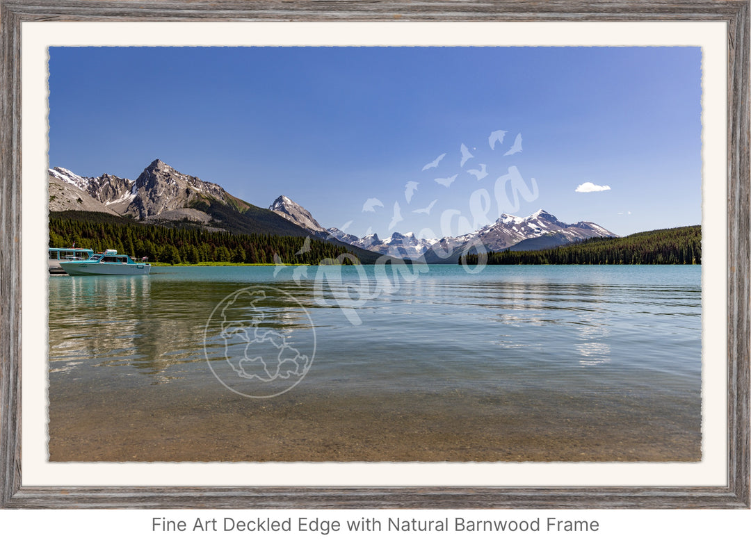 Jasper National Park Wall Art: Summer on Maligne Lake