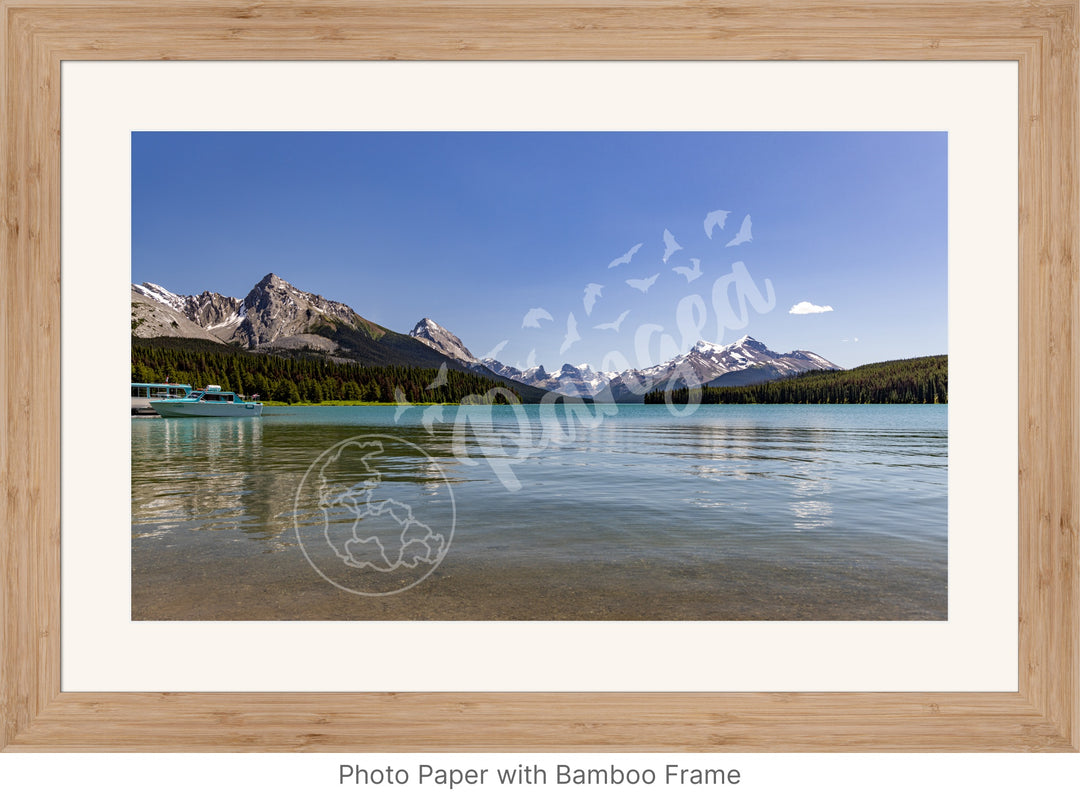 Jasper National Park Wall Art: Summer on Maligne Lake