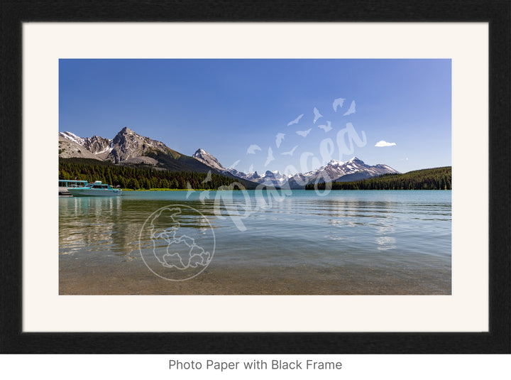 Jasper National Park Wall Art: Summer on Maligne Lake