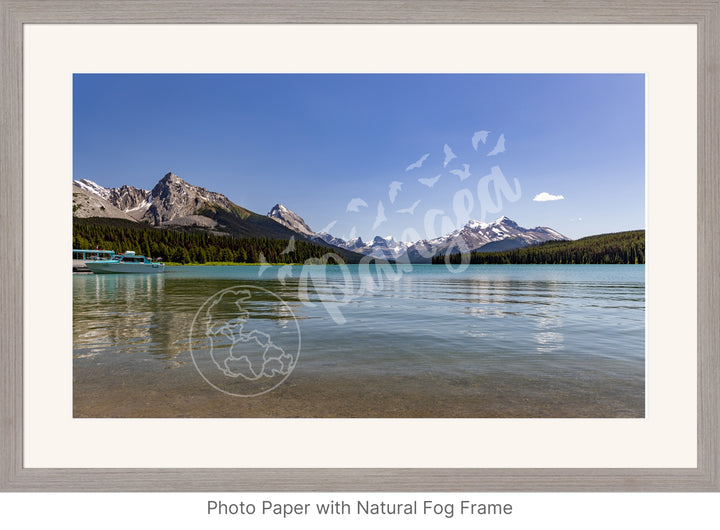 Jasper National Park Wall Art: Summer on Maligne Lake