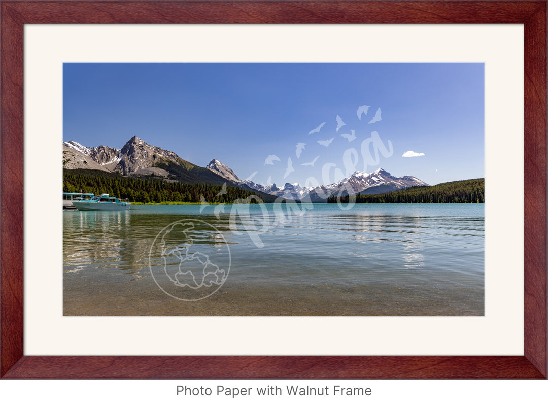 Jasper National Park Wall Art: Summer on Maligne Lake