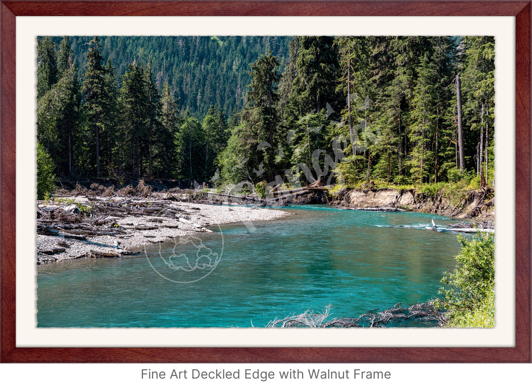 Wall Art: Glittering Glacial River