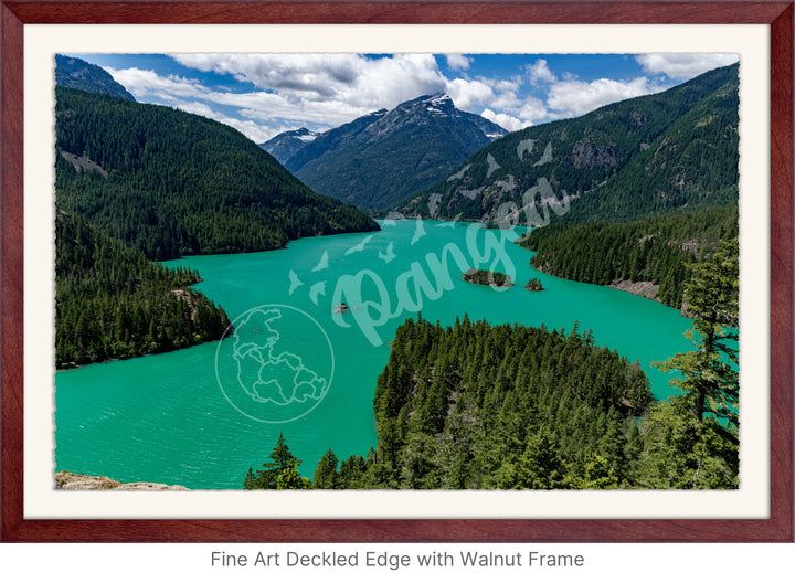 Wall Art: Summer at Diablo Lake