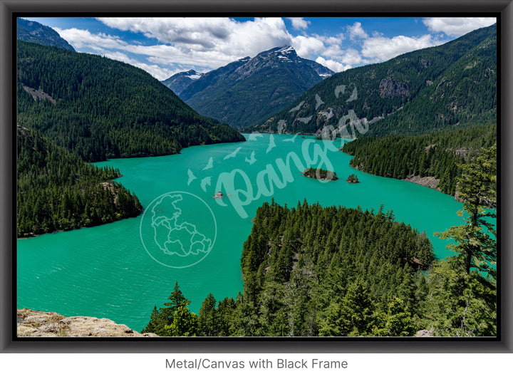 North Cascades Wall Art: Diablo Lake