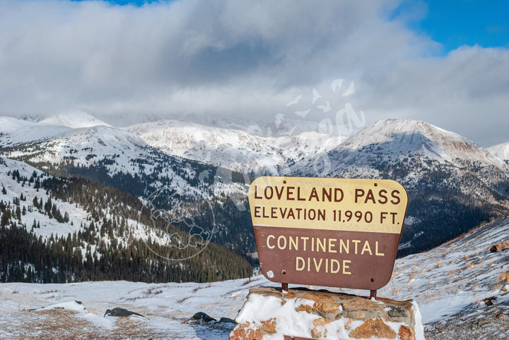 Wall Art: Atop the Continental Divide in Colorado