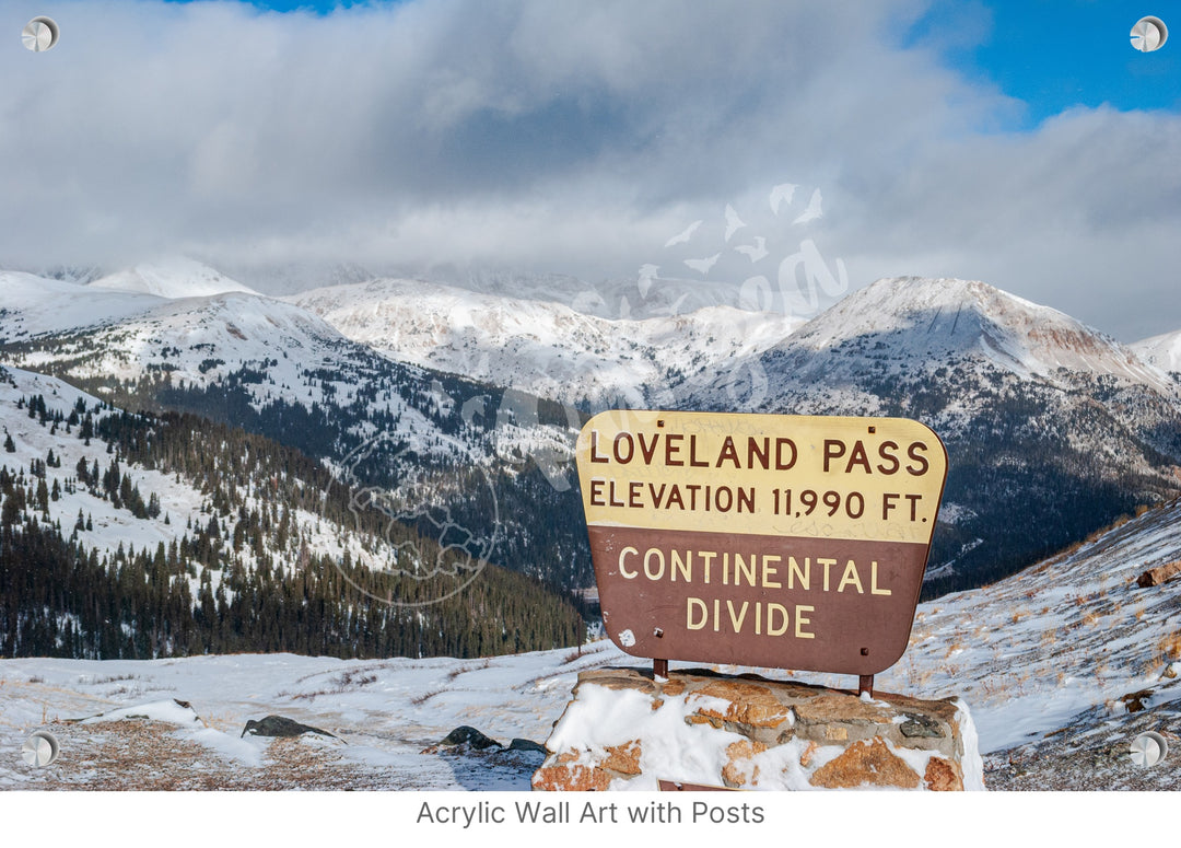 Wall Art: Atop the Continental Divide in Colorado