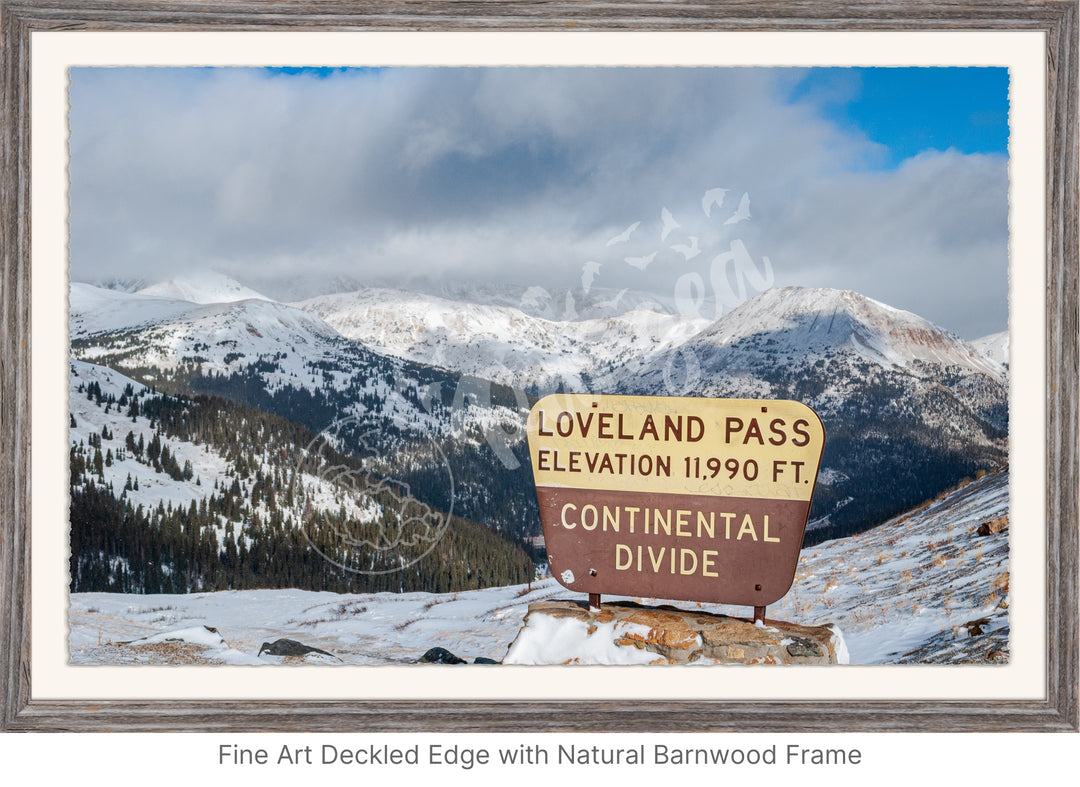 Wall Art: Atop the Continental Divide in Colorado