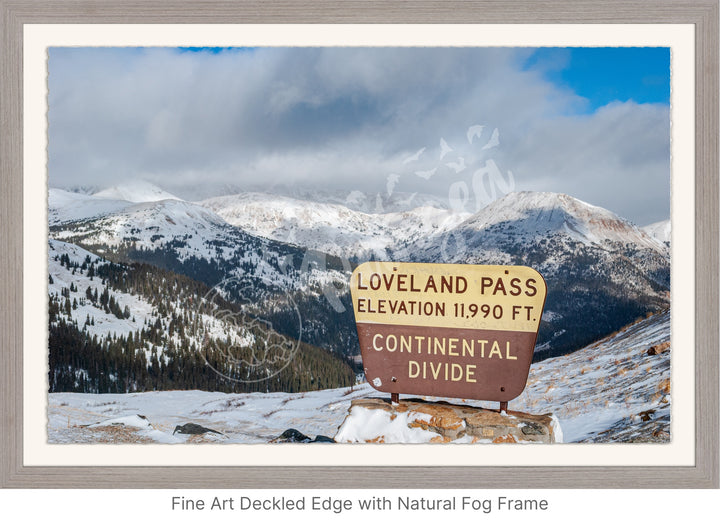 Wall Art: Atop the Continental Divide in Colorado