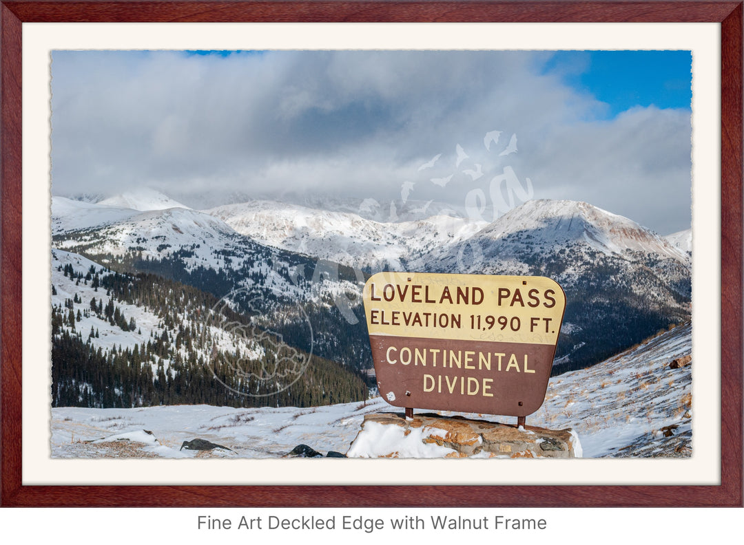 Wall Art: Atop the Continental Divide in Colorado