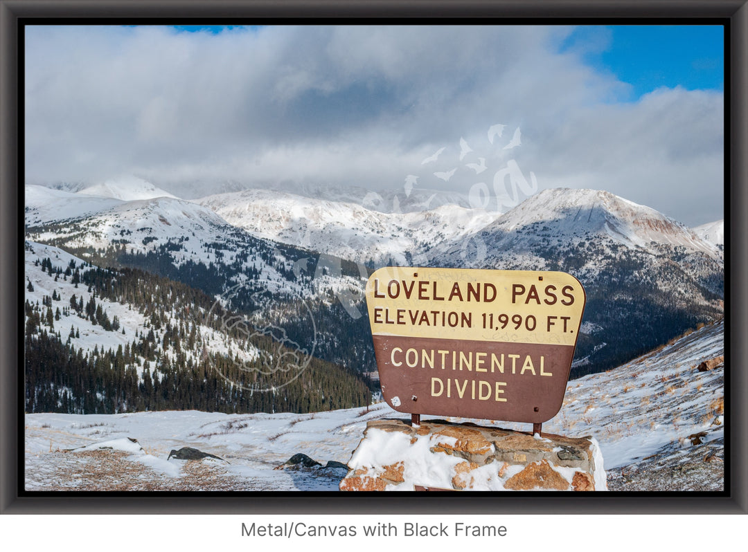 Wall Art: Atop the Continental Divide in Colorado