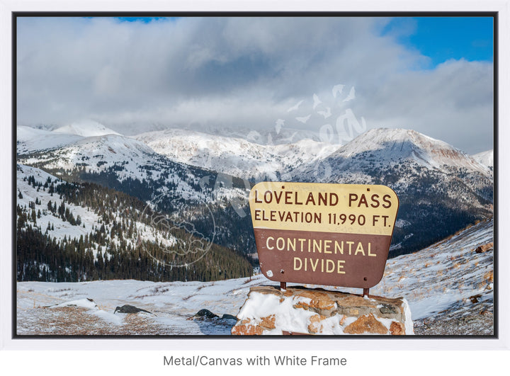 Wall Art: Atop the Continental Divide in Colorado