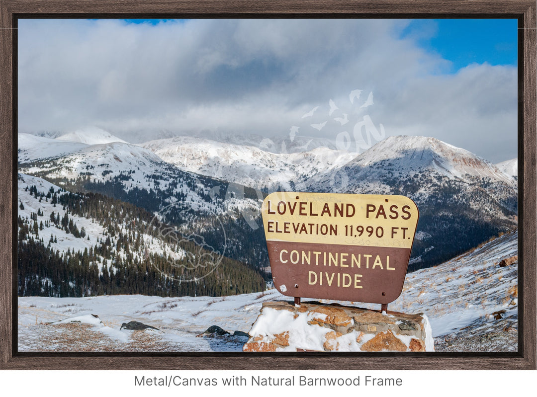 Wall Art: Atop the Continental Divide in Colorado