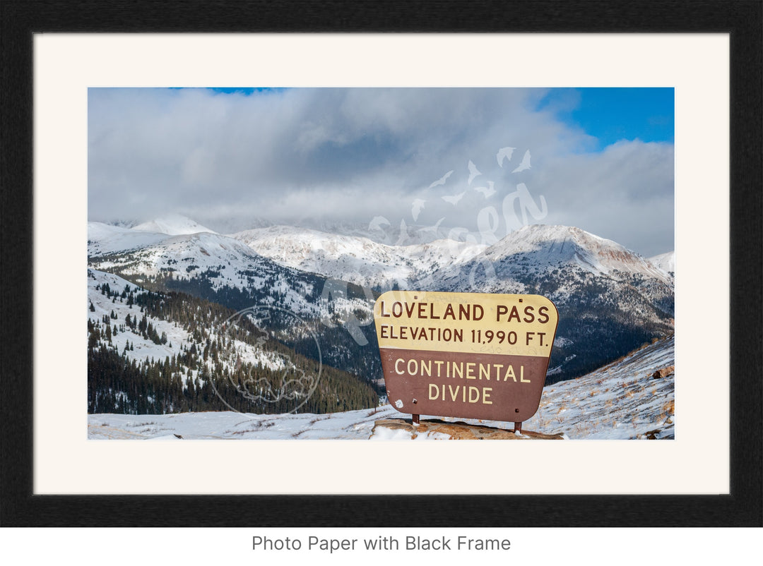 Wall Art: Atop the Continental Divide in Colorado