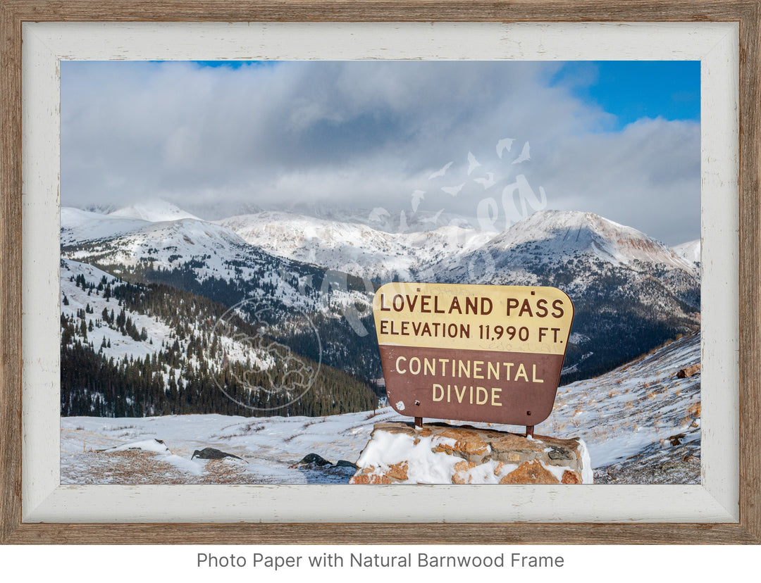 Wall Art: Atop the Continental Divide in Colorado