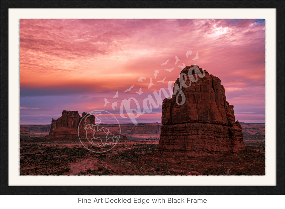 Arches National Park Wall Art: Winter Sunrise