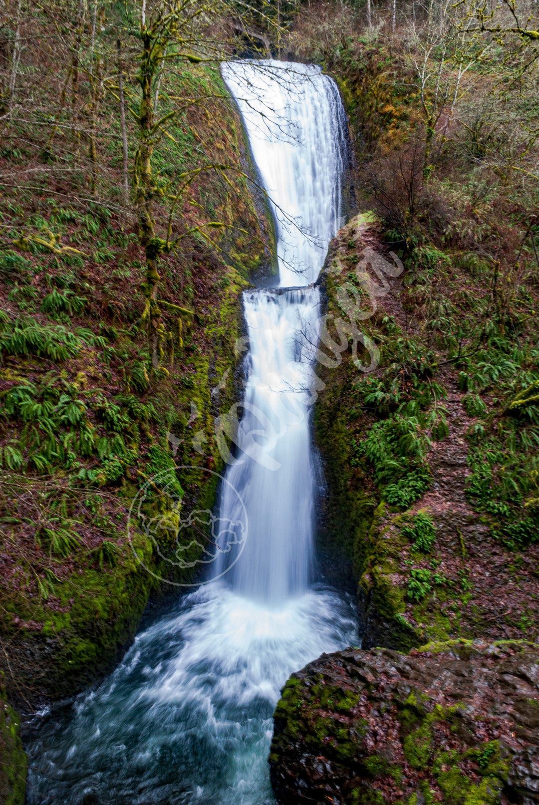Waterfall Wall Art: Bridal Veil Falls, Oregon