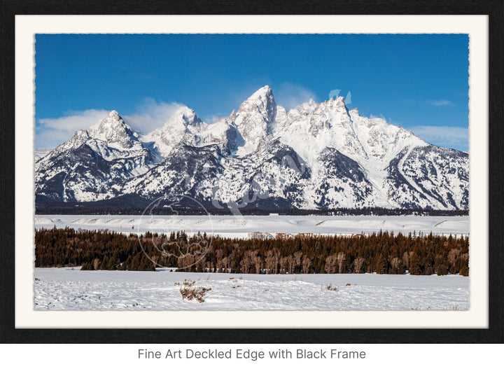 Wall Art: Winter in the Tetons