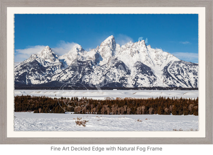 Wall Art: Winter in the Tetons