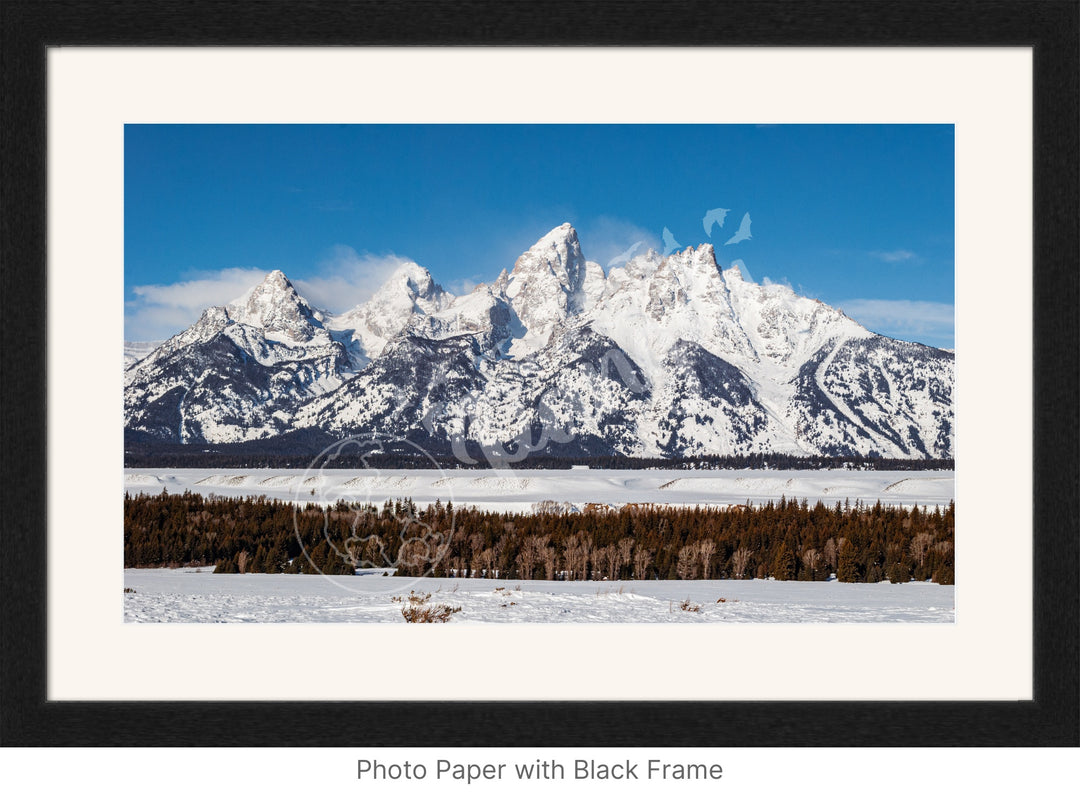 Wall Art: Winter in the Tetons