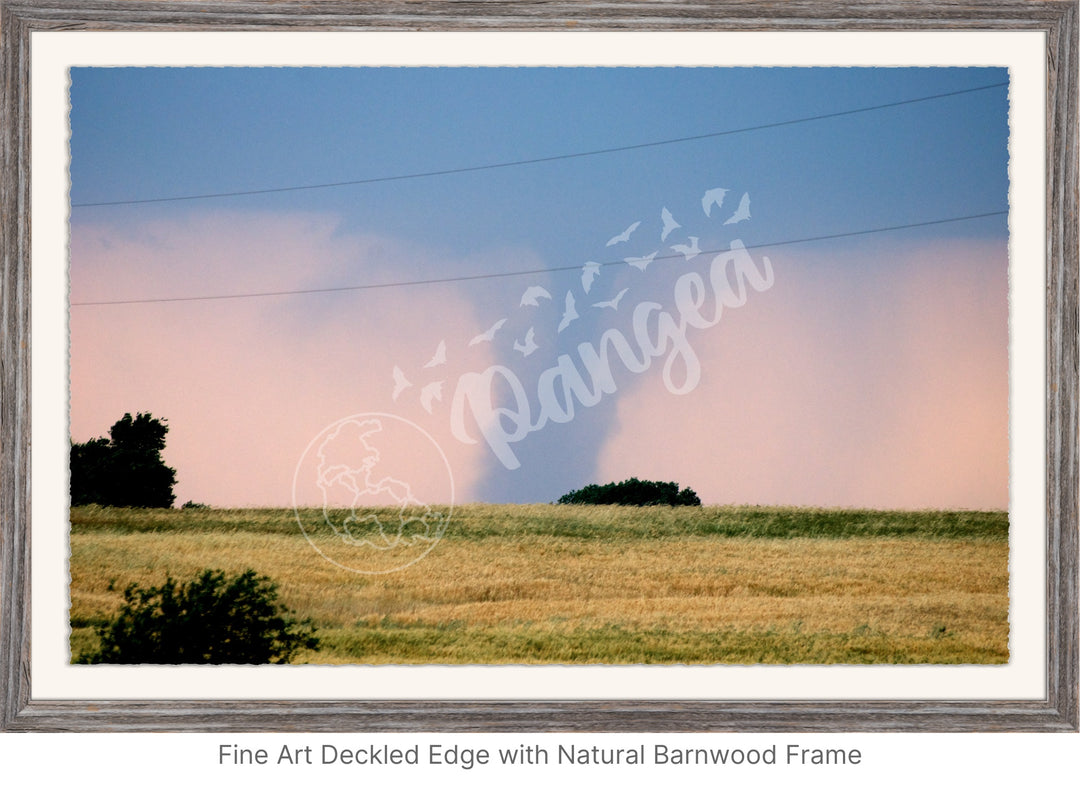 Storm Chasing Wall Art: The Kansas Tornado