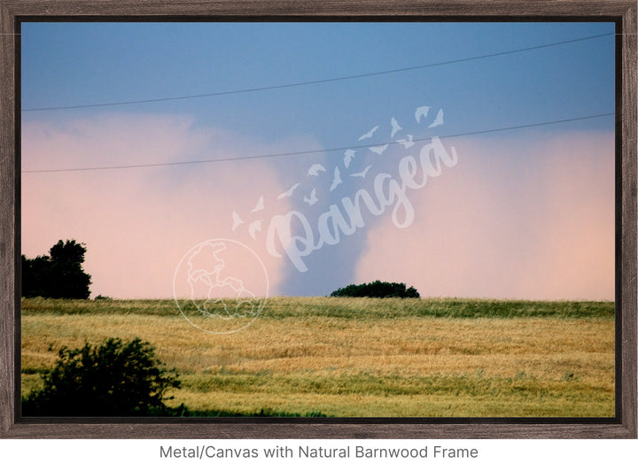 Storm Chasing Wall Art: The Kansas Tornado